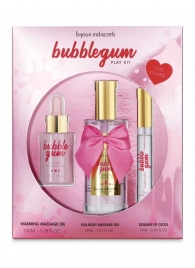 Набор средств для массажа и ласк Bubblegum Play Kit - Bijoux Indiscrets - купить с доставкой в Череповце