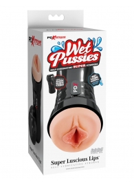 Мастурбатор-вагина в колбе Super Luscious Lips - Pipedream - в Череповце купить с доставкой