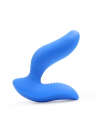 Синий вибромассажер простаты 3,5’’ Curve P-spot Massager - 12 см. - Erokay - в Череповце купить с доставкой