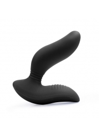 Черный вибромассажер простаты 3,5’’ Curve P-spot Massager - 12 см. - Erokay - в Череповце купить с доставкой