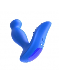 Синий вибромассажер простаты 3,5’’ Remote Control P-spot Massager - 12,5 см. - Erokay - в Череповце купить с доставкой