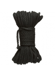 Черная верёвка для связывания и фиксации Bind Tie - 15,24 м. - Doc Johnson - купить с доставкой в Череповце