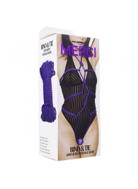 Фиолетовая верёвка для связывания и фиксации Bind Tie - 15,24 м. - Doc Johnson - купить с доставкой в Череповце