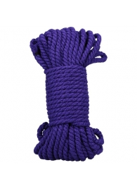Фиолетовая верёвка для связывания и фиксации Bind Tie - 15,24 м. - Doc Johnson - купить с доставкой в Череповце