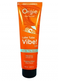 Гель с эффектом вибрации Lube Tube Vibe Low Sex On The Beach - 100 мл. - ORGIE - купить с доставкой в Череповце