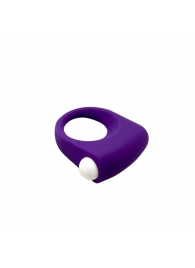 Фиолетовое эрекционное кольцо Puggle Vibrating Ring with Bullet - Adrien Lastic - в Череповце купить с доставкой