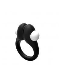 Черное эрекционное кольцо Zippy Vibrating Ring With Bullet - Adrien Lastic - в Череповце купить с доставкой