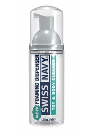 Очищающая пенка для игрушек и тела Toy   Body Cleaner Foamer - 47 мл. - Swiss navy - купить с доставкой в Череповце