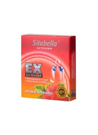 Стимулирующая насадка Sitabella Extender  Клубника - Sitabella - купить с доставкой в Череповце