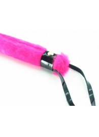 Нежная плеть с розовым мехом BDSM Light - 43 см. - БДСМ Арсенал - купить с доставкой в Череповце