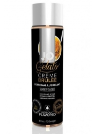 Лубрикант с ароматом крем-брюле JO GELATO CREME BRULEE - 120 мл. - System JO - купить с доставкой в Череповце