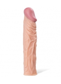 Насадка с ярко выраженной головкой и рельефным стволом - 19 см. - A-toys - в Череповце купить с доставкой