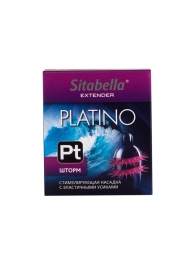 Стимулирующая насадка со спиралью из усиков Platino  Шторм - Sitabella - купить с доставкой в Череповце