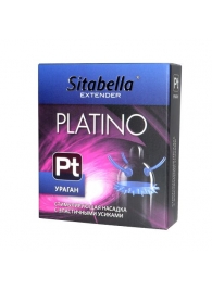 Стимулирующая насадка с усиками и шипиками Platino  Ураган - Sitabella - купить с доставкой в Череповце
