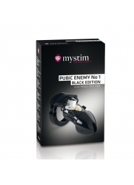 Пояс верности с электростимуляцией Mystim Pubic Enemy No1 Black Edition - MyStim - купить с доставкой в Череповце