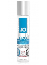 Возбуждающий лубрикант на водной основе JO Personal Lubricant H2O Warming - 30 мл. - System JO - купить с доставкой в Череповце