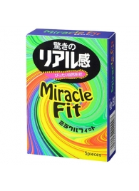 Презервативы Sagami Xtreme Miracle Fit - 5 шт. - Sagami - купить с доставкой в Череповце