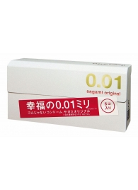 Супер тонкие презервативы Sagami Original 0.01 - 5 шт. - Sagami - купить с доставкой в Череповце