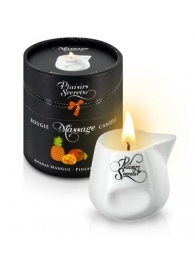 Массажная свеча с ароматом манго и ананаса Bougie de Massage Ananas Mangue - 80 мл. - Plaisir Secret - купить с доставкой в Череповце