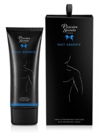 Возбуждающий крем для мужчин Nuit Ardente Creme Performante Plaisirs Secrets - 60 мл. - Plaisir Secret - купить с доставкой в Череповце