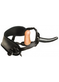 Женский страпон с вагинальной пробкой Woman Strap - 12 см. - LOVETOY (А-Полимер) - купить с доставкой в Череповце