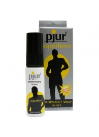 Пролонгирующий мужской спрей pjur SUPERHERO spray - 20 мл. - Pjur - купить с доставкой в Череповце