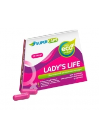 Возбуждающие капсулы Ladys Life - 14 капсул (0,35 гр.) - SuperCaps - купить с доставкой в Череповце