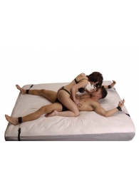 Бондаж для фиксации на кровати Frisky Bedroom Restraint Kit - XR Brands - купить с доставкой в Череповце