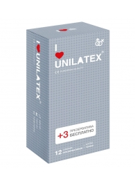 Презервативы с точками Unilatex Dotted - 12 шт. + 3 шт. в подарок - Unilatex - купить с доставкой в Череповце