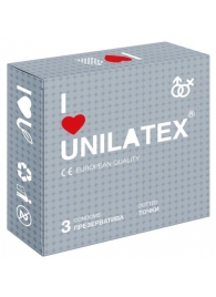 Презервативы с точками Unilatex Dotted - 3 шт. - Unilatex - купить с доставкой в Череповце