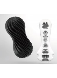 Мастурбатор FLEX Rocky Black с плотным рельефом - Tenga - в Череповце купить с доставкой