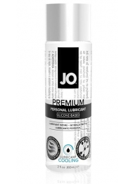 Охлаждающий лубрикант на силиконовой основе JO Personal Premium Lubricant Cooling - 60 мл. - System JO - купить с доставкой в Череповце