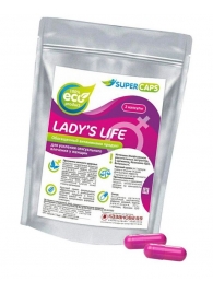 Возбуждающие капсулы Ladys Life - 2 капсулы (0,35 гр.) - SuperCaps - купить с доставкой в Череповце