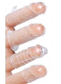 Набор из 4 насадок на член Pleasured Penis Enhancement Sleeve 4 Pack - XR Brands - в Череповце купить с доставкой