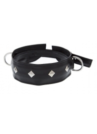 Полиуретановый ошейник с пуклями и D-кольцами Collar with Studs - Blush Novelties - купить с доставкой в Череповце