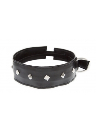 Полиуретановый ошейник с пуклями Collar with Studs - Blush Novelties - купить с доставкой в Череповце