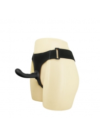 Страпон с изогнутой головкой Ultra Harness Curvy Dildo - 15,8 см. - Baile - купить с доставкой в Череповце