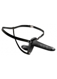 Женский страпон с вагинальной пробкой Double Penetrix Strap-on - 15 см. - Pipedream - купить с доставкой в Череповце