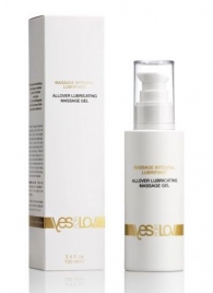 Массажный гель-смазка на силиконовой основе Allover Massage Gel - 100 мл. - YESforLOV - купить с доставкой в Череповце