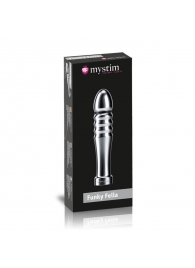 Ребристый фаллоимитатор для электростимуляции Funky Fella Rill Dildo - 13 см. - MyStim - купить с доставкой в Череповце