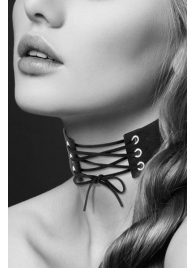 Оригинальный ошейник-чокер со шнуровкой - Bijoux Pour Toi - купить с доставкой в Череповце