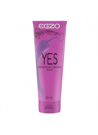 Согревающий лубрикант на водной основе Egzo Yes - 50 мл. - EGZO - купить с доставкой в Череповце