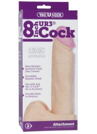 Ультрареалистичная насадка для трусиков Vac-U-Lock 8  ULTRASKYN Cock - 20,57 см. - Doc Johnson - купить с доставкой в Череповце