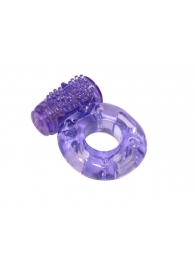 Фиолетовое эрекционное кольцо с вибрацией Rings Axle-pin - Lola Games - в Череповце купить с доставкой