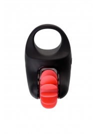 Чёрно-красное эрекционное виброкольцо Erotist - Erotist Adult Toys - в Череповце купить с доставкой