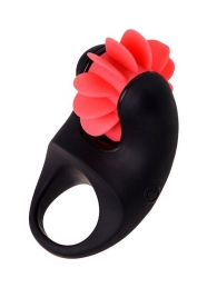 Чёрно-красное эрекционное виброкольцо Erotist - Erotist Adult Toys - в Череповце купить с доставкой