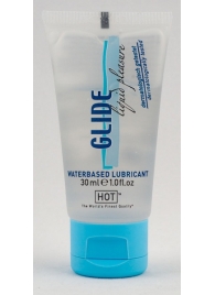 Интимная смазка на водной основе Glide - 30 мл. - HOT - купить с доставкой в Череповце