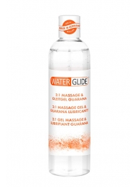 Гель-смазка 2-в-1 MASSAGE   LUBRICANT GUARANA - 300 мл. - Waterglide - купить с доставкой в Череповце