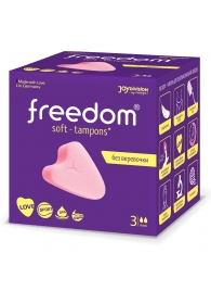 Женские гигиенические тампоны без веревочки FREEDOM mini - 3 шт. - Freedom - купить с доставкой в Череповце