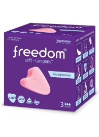 Женские гигиенические тампоны без веревочки FREEDOM normal - 3 шт. - Freedom - купить с доставкой в Череповце